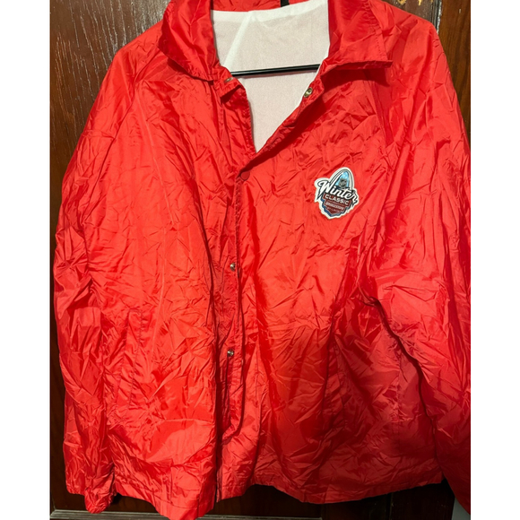 Official NHL 2017 Winter Classic Windbreaker Jacket Men Sz L St. Louis Red - Picture 1 of 11